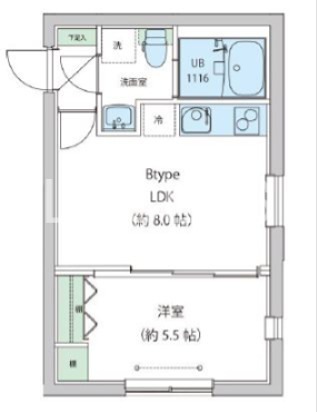 レオーネ早稲田 203号室 間取り