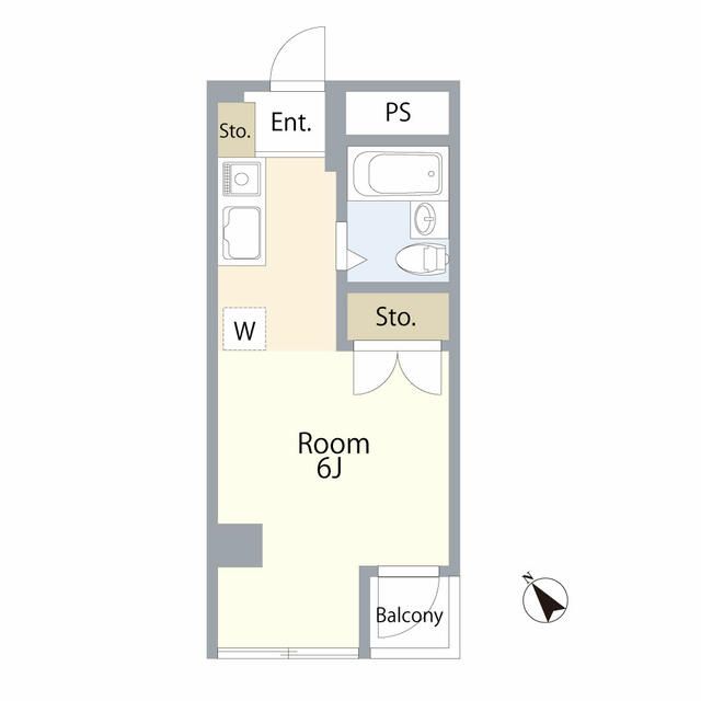 プラーズ長崎 302号室 間取り