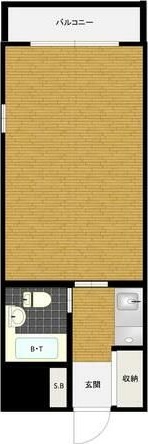 風間マンション 104号室 間取り