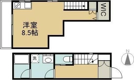 コート四季　１ 1号室 間取り