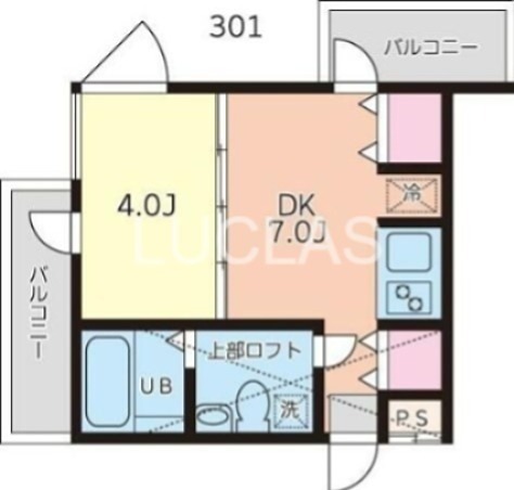 アート・フル中井 301号室 間取り