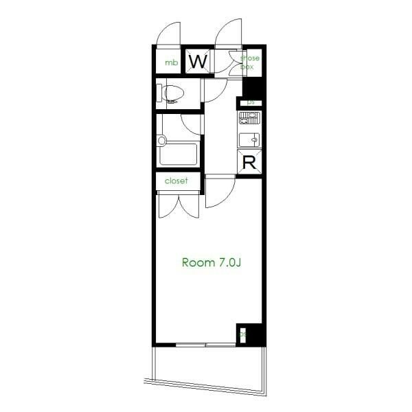 フェニックス高井戸南 204号室 間取り