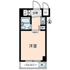 ダイホプラーザ東高円寺 201号室 間取り