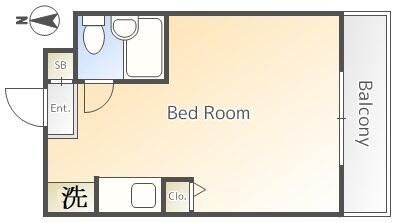 マージュ高円寺 306号室 間取り