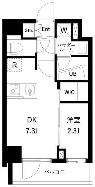 アジールコート桜上水 401号室 間取り