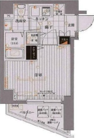 ヴァレッシア椎名町駅前シティ 301号室 間取り