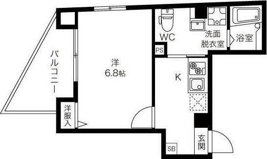 ＤｅＬＣＣＳ池袋本町 401号室 間取り