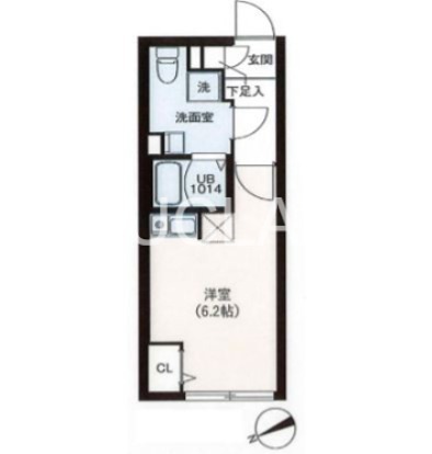 レピュア早稲田レジデンスⅡ 302号室 間取り