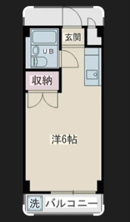 グリーンハイツ 205号室 間取り