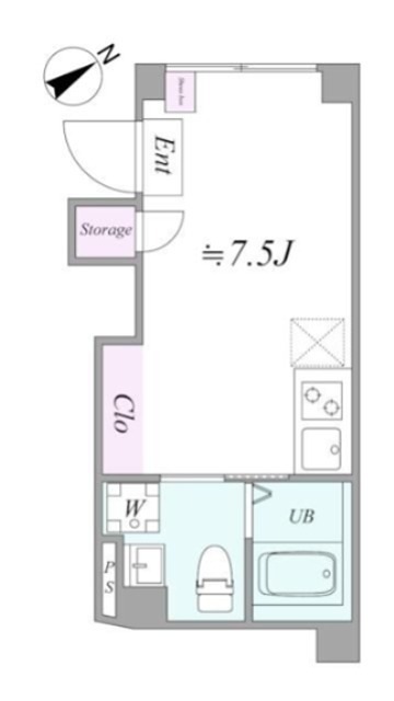 ＢＥＬ　ＦＩＯＲＥ　ＫＡＮＡＭＥＣＨＯ 間取り図