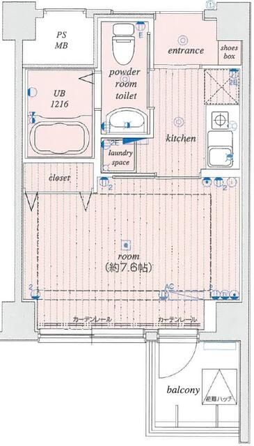 ヴェルステージ本所吾妻橋 706号室 間取り