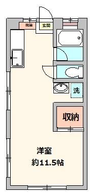 かつらマンション 10号室 間取り