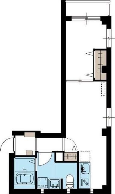 パーク西池 402号室 間取り