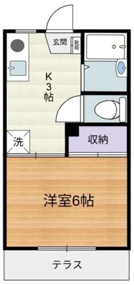 フォーブル福井 102号室 間取り