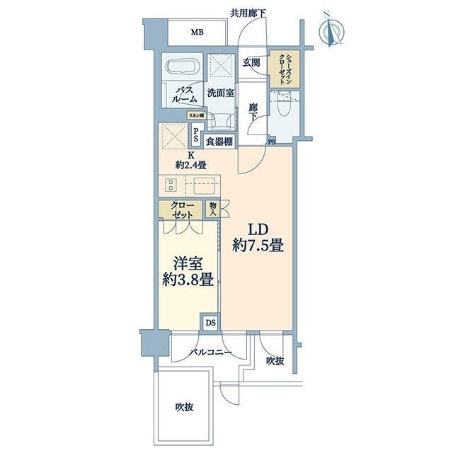 オープンレジデンシア神楽坂プレイス 205号室 間取り