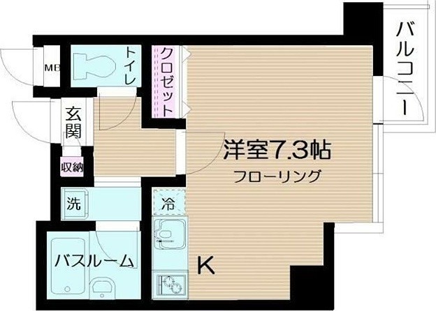 ボヌール三軒茶屋 302号室 間取り