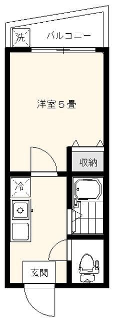 メゾン大森北３ 1号室 間取り