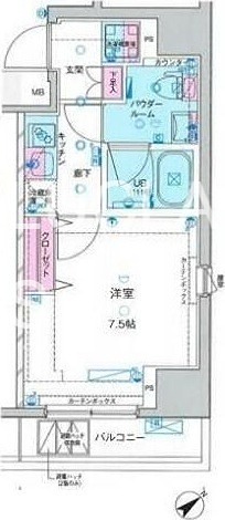 ジェノヴィア新宿中落合スカイガーデン 401号室 間取り