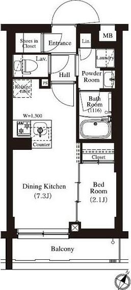 アーバンパーク方南町Ⅱ 402号室 間取り