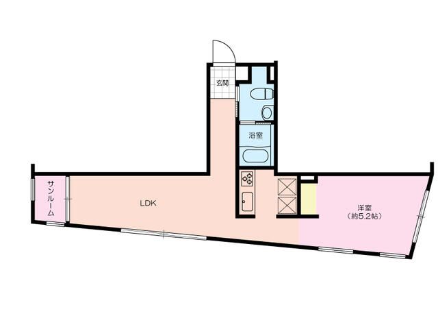 モンクレ桜新町 202号室 間取り