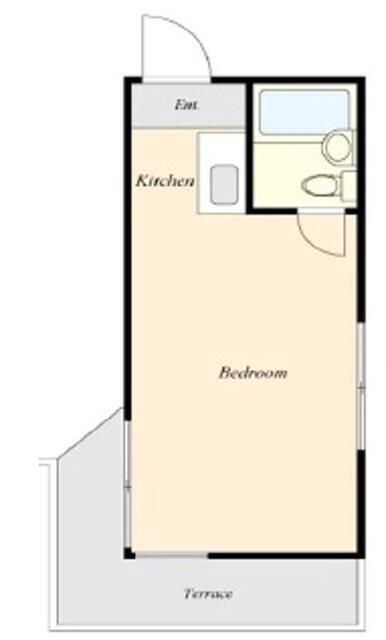 メゾン・ド・オービエ 208号室 間取り