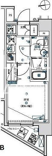 フェルクルールプレスト目白 702号室 間取り