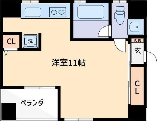 ＲＥＧＵＮＯ　ＣＯＮＦＯＲＴ　ＡＳＡＫＵＳＡⅠ 201号室 間取り