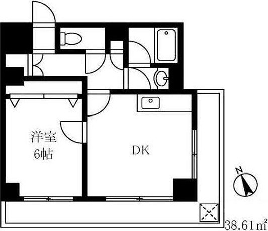 フラットワセダ 302号室 間取り
