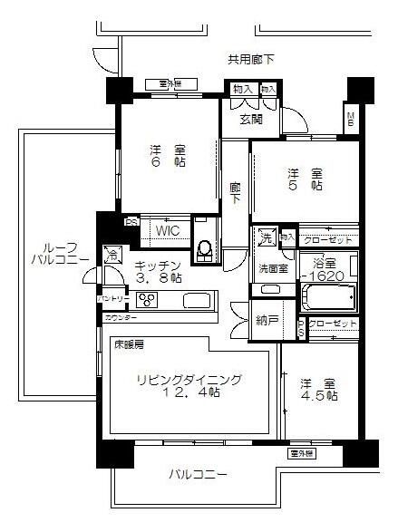 グローリオレジデンス船堀 501号室 間取り
