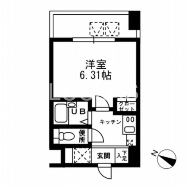レジディア三越前 305号室 間取り