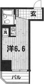 ＴＲＵＳＴ　ＶＡＬＵＥ　不動前 201号室 間取り