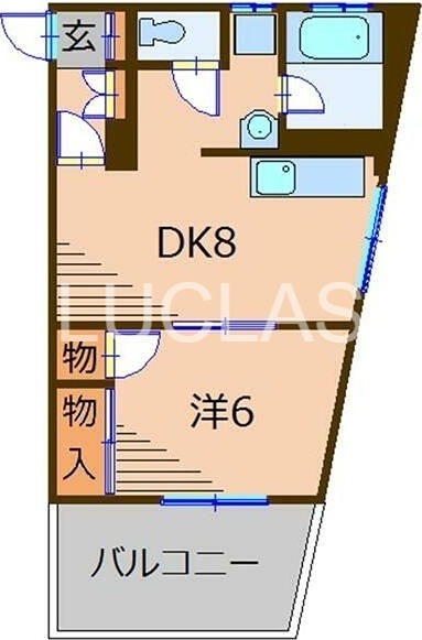 池田山ガーデンハイツ 602号室 間取り