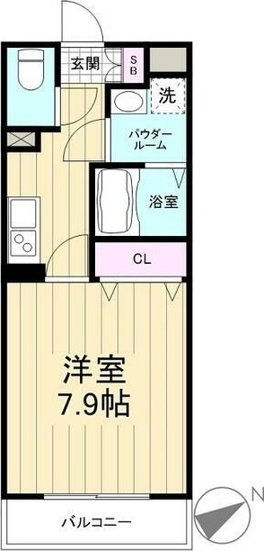 ＡＺＥＳＴ志村三丁目Ⅲ 104号室 間取り