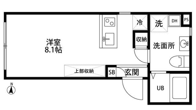 フェルヴォーレ住吉 101号室 間取り