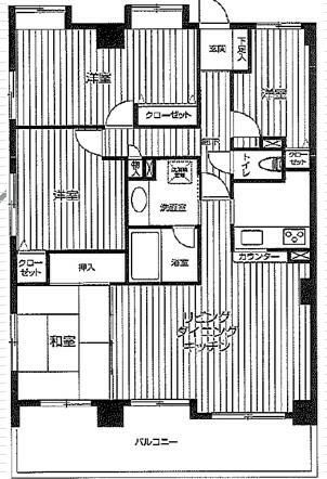 アーバンみらい石神井公園 805号室 間取り