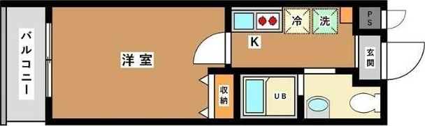 ｉｓｍ　Ｎａｋａｎｏｂｕ 102号室 間取り