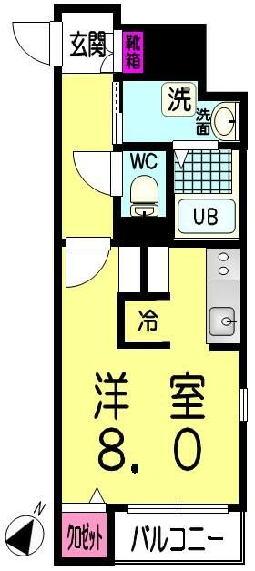 ＳｕｎＡｃｅ 101号室 間取り
