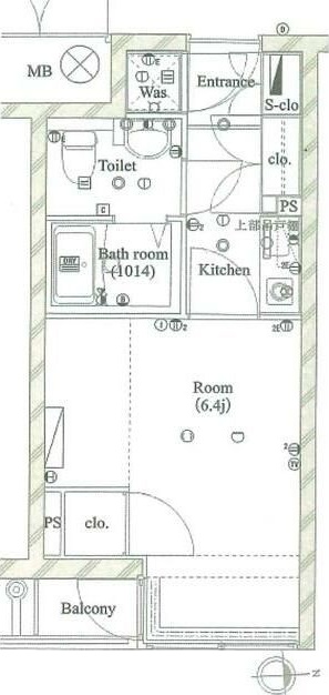 メイクスデザイン白金台 306号室 間取り