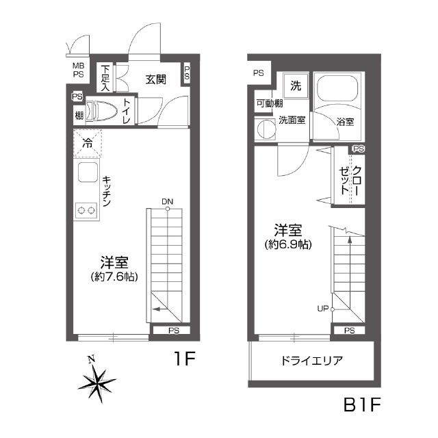 LEGALAND高円寺 105号室 間取り