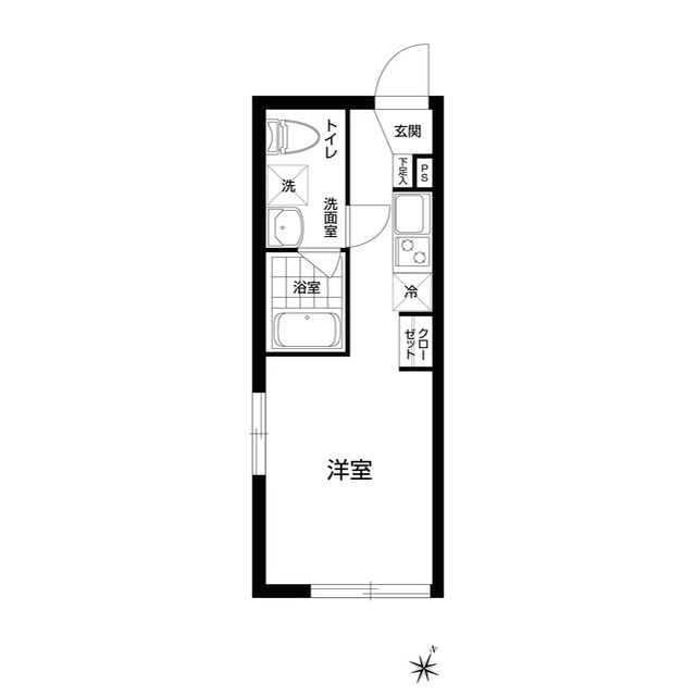PASEO代田橋 203号室 間取り