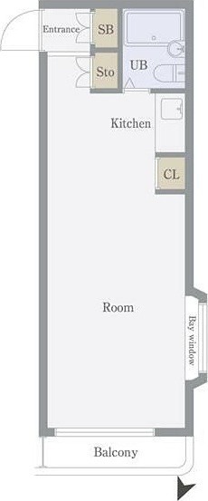 エクセル和田 304号室 間取り