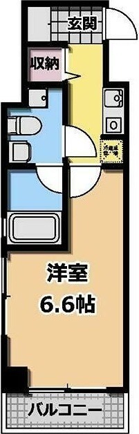 ラ・ヴィスタ西新宿 501号室 間取り