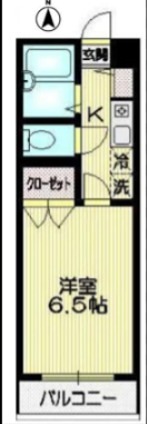 カサグランデ西荻 105号室 間取り