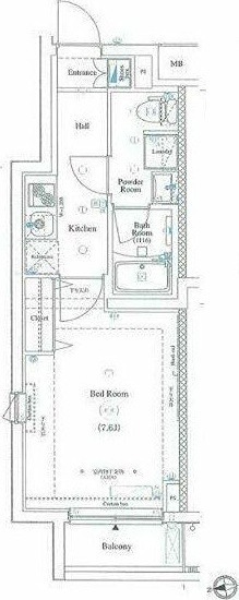 アークマーク中野鷺宮 101号室 間取り