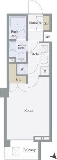 パレステュディオ代々木上原 316号室 間取り