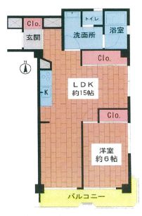 セイワ東陽マンション 307号室 間取り