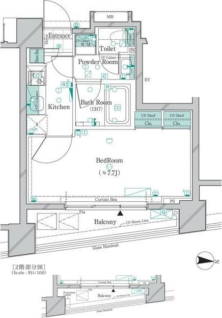 ガリシア大森Ｅａｓｔ 902号室 間取り