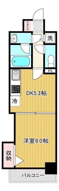 アゼリア品川 302号室 間取り