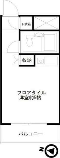 ペガサスマンション白山 409号室 間取り