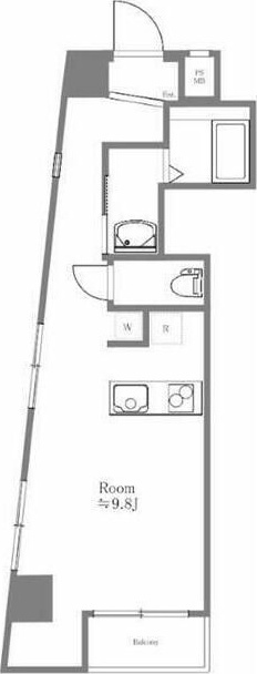 クレセントプラザ笹塚 50号室 間取り
